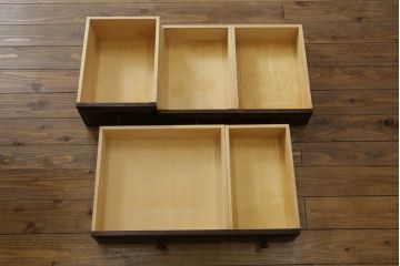 中古　北海道民芸家具　シックな片袖ライティングビューロー(ワークデスク、簿記机、机、在宅ワーク、在宅用)(定価約28万8千円)(R-063989)