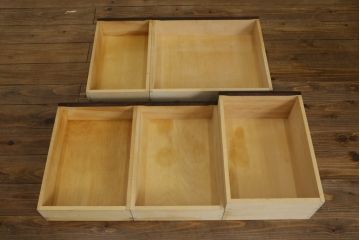 中古　北海道民芸家具　シックな片袖ライティングビューロー(ワークデスク、簿記机、机、在宅ワーク、在宅用)(定価約28万8千円)(R-063989)