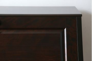 中古　北海道民芸家具　シックな片袖ライティングビューロー(ワークデスク、簿記机、机、在宅ワーク、在宅用)(定価約28万8千円)(R-063989)
