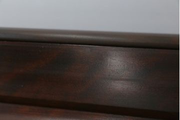 中古　北海道民芸家具　シックな片袖ライティングビューロー(ワークデスク、簿記机、机、在宅ワーク、在宅用)(定価約28万8千円)(R-063989)