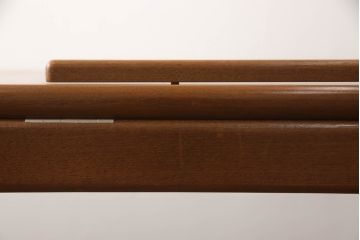 和製ビンテージ　美品　特注高級品　チーク材　上質な造り込みが魅力!傾斜台付きの両面引き出しワークデスク(テーブル、傾斜デスク、デスク、作業台、在宅用、在宅ワーク)(R-063999)