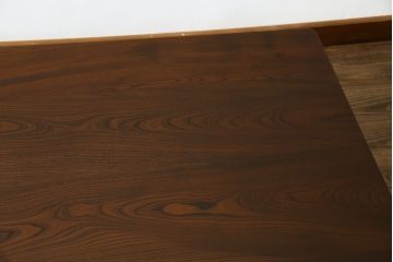和製アンティーク　総欅(ケヤキ)材　和モダンデザインのシンプルな座卓(センターテーブル、ローテーブル、食卓)(R-064000)