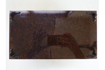 江戸〜明治　豪華! 大名物　金蒔絵　高盛蒔絵　黒漆塗り　梨地　銀松の実　上品な雰囲気と煌びやかなデザインが素敵な花見重(水筒、皿、器、野弁当箱、四段重箱)(R-064003)