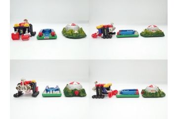 ポピー　ロボコン　ロボカー　ヘリキャプター　忍者　ヤッターマン　トッポジージョ　ロボットはっちゃん　マジンガーZ　超合金などの大量セット(ディスプレイ、おもちゃ、ロボット)(R-064004)