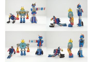 ポピー　ロボコン　ロボカー　ヘリキャプター　忍者　ヤッターマン　トッポジージョ　ロボットはっちゃん　マジンガーZ　超合金などの大量セット(ディスプレイ、おもちゃ、ロボット)(R-064004)