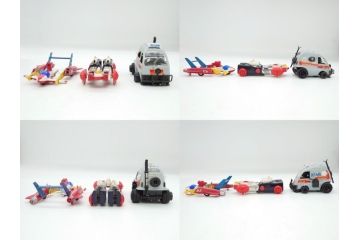 ポピー　ロボコン　ロボカー　ヘリキャプター　忍者　ヤッターマン　トッポジージョ　ロボットはっちゃん　マジンガーZ　超合金などの大量セット(ディスプレイ、おもちゃ、ロボット)(R-064004)