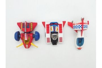 ポピー　ロボコン　ロボカー　ヘリキャプター　忍者　ヤッターマン　トッポジージョ　ロボットはっちゃん　マジンガーZ　超合金などの大量セット(ディスプレイ、おもちゃ、ロボット)(R-064004)