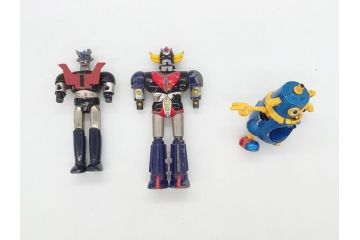 ポピー　ロボコン　ロボカー　ヘリキャプター　忍者　ヤッターマン　トッポジージョ　ロボットはっちゃん　マジンガーZ　超合金などの大量セット(ディスプレイ、おもちゃ、ロボット)(R-064004)