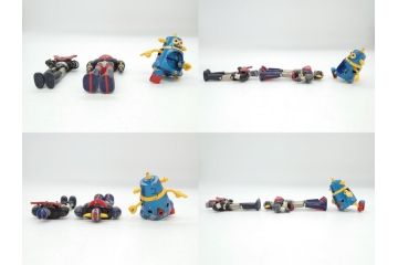 ポピー　ロボコン　ロボカー　ヘリキャプター　忍者　ヤッターマン　トッポジージョ　ロボットはっちゃん　マジンガーZ　超合金などの大量セット(ディスプレイ、おもちゃ、ロボット)(R-064004)