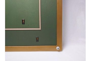 福王寺法林　文化勲章　赤富士　P10号サイズ程度　絵画(共箱付き、共シール、朝富士、額装)(R-064005)
