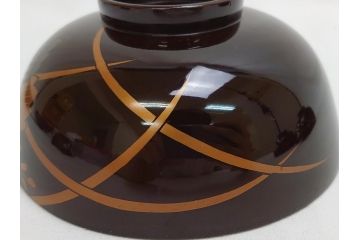 明治〜大正　桐材　金銀蒔絵　輪島塗り　木製漆器　漆器の色合いと蒔絵の組み合わせが美しい吸物椀6客セット(和食器、お椀)(R-064007)