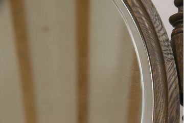 中古　美品　横浜クラシック家具　ノックオンウッド(knockonwood)　Hand Made　上品なデザインが魅力のドレッサー(鏡台、化粧台、ミラー)(R-064018)