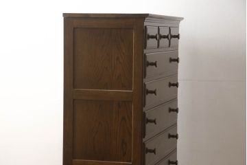 中古　ノックオンウッド(knockonwood)　コロニアルシリーズ(Colonial Series)　クラシカルな佇まいのチェスト(引き出し、洋服タンス)(定価約33万円)(R-064025)