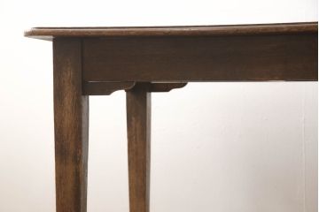 イギリスアンティーク　オーク材　シンプルなアールデコスタイルのダイニングテーブル(4人掛け、4P、6人掛け、6P、食卓)(R-064028)
