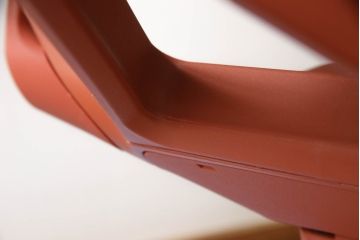 中古　美品　Hermanmiller(ハーマンミラー社)　ローバック　洗練されたフォルムが魅力的なCosm Chair(コズムチェア)(オフィスチェア、ワークチェア、アームチェア、椅子、イス)(定価約21万円)(R-064034)