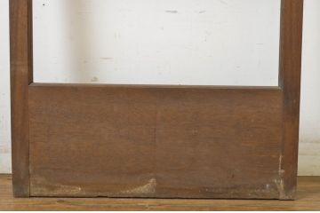 アンティーク建具　シンプルなデザインでお部屋に取り入れやすいガラス戸1枚(引き戸)(R-064042)