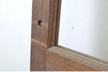 アンティーク建具　シンプルなデザインでお部屋に取り入れやすいガラス戸1枚(引き戸)(R-064042)