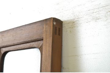 アンティーク建具　上部のデザインがアクセントになるドア1枚(扉、片開き板戸、木製扉)(R-064045)