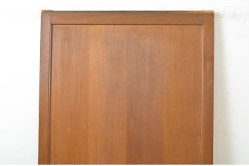 アンティーク建具　柾目の美しい板戸1枚(帯戸、引き戸)(R-064047)