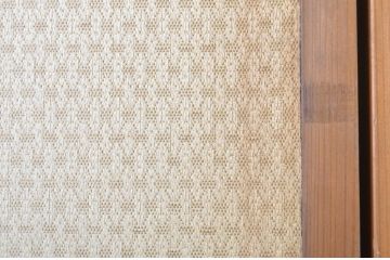 アンティーク建具　柾目の美しい板戸2枚セット(帯戸、引き戸)(R-064048)