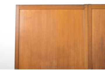 アンティーク建具　柾目の美しい板戸2枚セット(帯戸、引き戸)(R-064049)