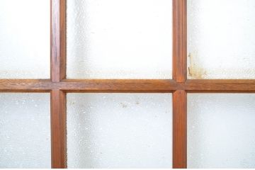 アンティーク建具　大正ロマンの雰囲気を醸し出すガラス戸4枚セット(引き戸)(R-064053)