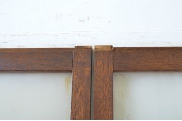アンティーク建具　大正ロマンの雰囲気を醸し出すガラス戸4枚セット(引き戸)(R-064053)