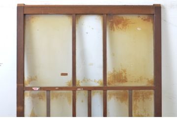 アンティーク建具　大正ロマンの雰囲気香るガラス戸1枚(引き戸)(R-064060)