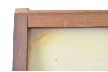 アンティーク建具　大正ロマンの雰囲気香るガラス戸1枚(引き戸)(R-064060)