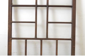 アンティーク建具　大正ロマンの雰囲気香るガラス戸1枚(引き戸)(R-064061)