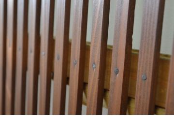 アンティーク建具　和の風情が感じられる裏障子付き格子戸3枚セット(障子戸、引き戸、ガラス帯戸)(R-064062)