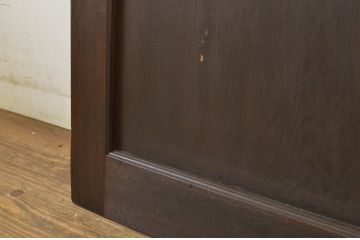 アンティーク建具　大正ロマン　レトロな雰囲気を演出するガラス扉1枚(ドア、木製扉)(R-064064)