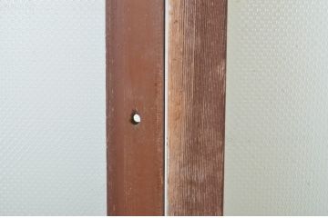 アンティーク建具　レトロな空間を引き立たせるプレスガラス窓2枚セット(ガラス戸、引き戸)(R-064065)
