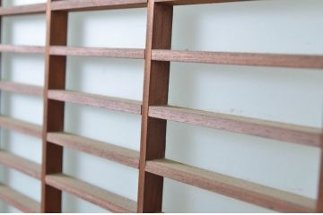 アンティーク建具　大正ロマンの雰囲気漂うガラス窓2枚セット(ガラス戸、引き戸)(R-064075)