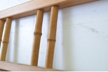 アンティーク建具　透かし彫りが素敵な夏戸2枚セット(簾戸、御簾戸、簀戸、葭戸、夏障子、引き戸、すど)(R-064077)