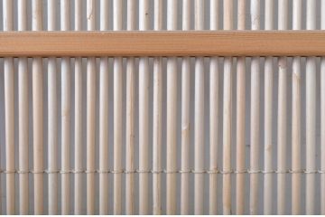 アンティーク建具　透かし彫りが入った夏の風情漂う夏戸4枚セット(簾戸、御簾戸、簀戸、葭戸、夏障子、引き戸、すど)(R-064078)