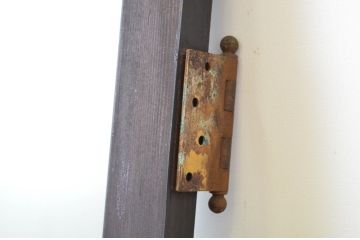 アンティーク建具　ペイント仕上げ限定　落ち着いた雰囲気を演出するドア1枚(扉、木製扉)(R-064086)