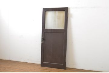 アンティーク建具　ペイント仕上げ限定　落ち着いた雰囲気を演出するドア1枚(扉、木製扉)(R-064087)