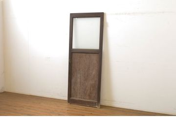 アンティーク建具　ペイント仕上げ限定　落ち着いた雰囲気を演出するドア1枚(扉、木製扉)(R-064088)