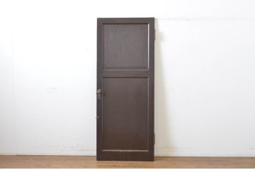 アンティーク建具　ペイント仕上げ限定　落ち着いた雰囲気を演出するドア1枚(扉、木製扉)(R-064089)