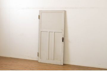 アンティーク建具　ペイント仕上げ限定　レトロな空間づくりが叶うドア1枚(扉、木製扉)(R-064090)
