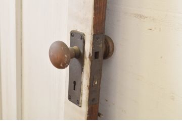 アンティーク建具　ペイント仕上げ限定　レトロな空間づくりが叶うドア1枚(扉、木製扉)(R-064090)