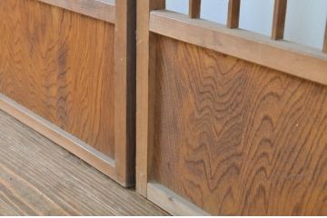 アンティーク建具　落ち着きのある和を演出する障子戸4枚セット(引き戸)(R-064091)