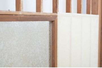 アンティーク建具　落ち着きのある和を演出する障子戸4枚セット(引き戸)(R-064091)