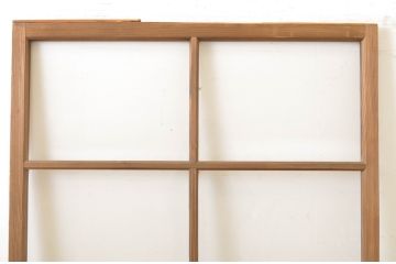 アンティーク建具　昭和の懐かしさを感じさせるガラス戸1枚(引き戸)(R-064096)