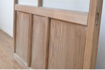 アンティーク建具　昭和の懐かしさを感じさせるガラス戸1枚(引き戸)(R-064096)