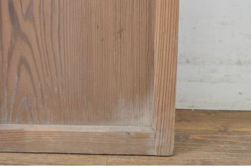 アンティーク建具　昭和の懐かしさを感じさせるガラス戸1枚(引き戸)(R-064096)
