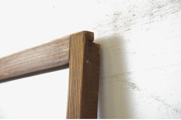 アンティーク建具　昭和の懐かしさを感じさせるガラス戸1枚(引き戸)(R-064096)