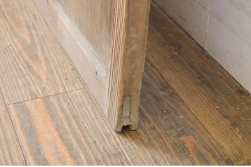 アンティーク建具　昭和の懐かしさを感じさせるガラス戸1枚(引き戸)(R-064096)