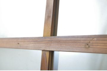 アンティーク建具　昭和の懐かしさを感じさせるガラス戸1枚(引き戸)(R-064096)